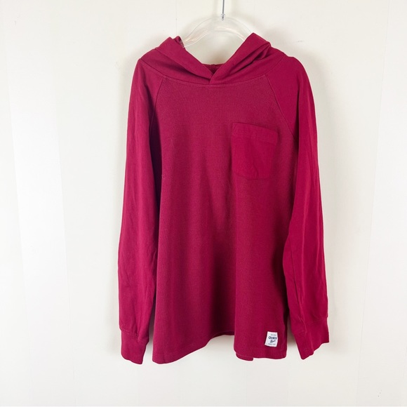 OshKosh Waffle Knit Long Sleeve Hoodie - Picture 6 of 6